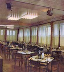 Ресторан «Театральный». Фотография в буклете одесских ресторанов. 1970-е гг.