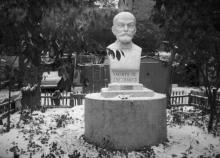 Одесса. Памятник Людвику Лазарю Заменгофу. Фотография 1980-х гг.