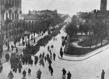 Одесса. Площадь Розы Люксембург. Фото в газете «Шквал», 08 декабря 1928 г.
