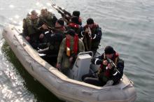 Одесские морские пограничники тренируются работать в смотровых группах