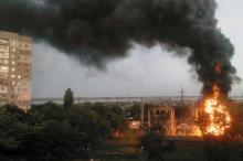 Пожар: три четверти одесского поселка Котовского обесточены